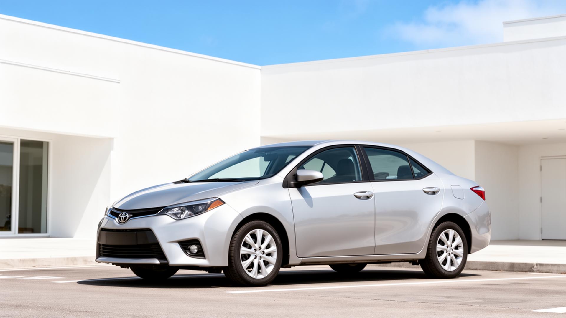 Affordable rental car ready to drive